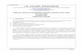 1. INSTRUCTION J.N. COLLEGE, MADHUBANI · Revised Guidelines of IQAC and submission of AQAR Page 1 1. INSTRUCTION J.N. COLLEGE, MADHUBANI (An Constituent Unit of L.N. Mithila University