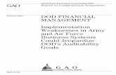 GAO-12-134, DOD FINANCIAL MANAGEMENT: … · DOD FINANCIAL MANAGEMENT Implementation Weaknesses in ... National security systems are information systems where ... administrative and