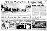 WAYNE HEMIf~FJ:',newspapers.cityofwayne.org/Wayne Herald (1888-Present...Since the storm effected parts of several counttes. the stateattempted to have low In terest federal disaster