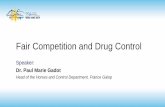 Fair Competition and Drug Control - HKJCcorporate.hkjc.com/image/201405/05_Dr_Paul_Marie_Gadot_v2.pdf · Fair Competition and Drug Control . Immunocastration ... the sex of the animal