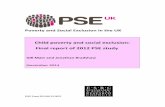 Child poverty and social exclusion: Final report of 2012 … · Child poverty and social exclusion: final report of ... The combined low income and material deprivation measure ...