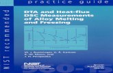 DTA and Heat-flux - metallurgy.nist.gov · 1.3.3 Analysis of data ... ♦DTA and Heat-flux DSC Measurements 2.4.2 Temperature calibration: ... 4.2 Al - 20% Cu - 0.5% Fe ...