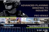 ADVANCED PLANNING BRIEFING TO INDUSTRY PEO …tob.missiontix.com/pdf/apbi2017/day3/Day 3.02 - PEO IEWS APBI 2017... · PM Aircraft Survivability ... Design, engineer, acquire, deploy,