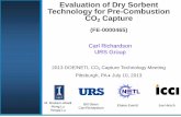 Evaluation of Dry Sorbent Technology for Pre -Combustion ... Library/events/2013/co2 capture/C... · Evaluation of Dry Sorbent Technology for Pre -Combustion CO ... Techno-economic