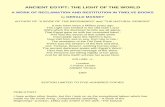 ANCIENT EGYPT: THE LIGHT OF THE WORLD Egypt - The Light of the... · IV HIPPOPOTAMUS AND HAUNCH 311 ... The Light Bearer magazine published by Canadian Theosophical Association, ...
