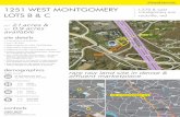 1251 WEST MONTGOMERY I-270 & west LOTS B & C … · 1251 WEST MONTGOMERY LOTS B & C I-270 & west montgomery ave rockville, md +/-2.1 acres & +/-0.9 acres available site details Firm