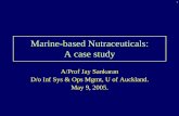 Marine-based Nutraceuticals: A case study - Documentdocs.business.auckland.ac.nz/Doc/Marine-based-nutraceuticals-A... · Marine-based Nutraceuticals: A case study ... PMA’s MD had