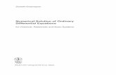 Numerical Solution of Ordinary Differential Equations Greenspan Numerical Solution of Ordinary Differential Equations for Classical, Relativistic and Nano Systems WILEY-VCH Verlag