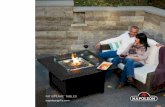 PATIOFLAME TABLES napoleongrills - Napoleon Products … · The Hamptons 48" Square in Rustic Bronze Cover Photo - Kensington Square ... glass ember bed for beautiful flame reflections