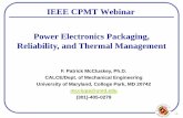 IEEE CPMT Webinar Power Electronics Packaging, …eps.ieee.org/images/files/webinars/webinar11powerelectronics... · Power Electronics Power electronics refers to systems which process