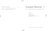 Energetic Materials 1 - WordPress.com · ENERGETIC MATERIALS Volume 1 : Physics and Chemistry of the Inorganic Azides Volume 2: Technology of the Inorganic Azides Energetic Materials