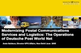 Modernizing Postal Communications Services and Logistics ...siteresources.worldbank.org/INTINDIA/Resources/Session3... · Amin Saidoun, Deutsche Post AG, New Dehli, June 2005 Page