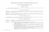 Atascosa County Livestock Show, Inc. · Atascosa County Livestock Show, Inc. Constitution and ByLaws ... committees, as it shall determine and to delegate to them as the Board shall