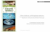 The Value of Explanation - FrameWorks Institute Discover ... · The Value of Explanation: Using Values and Causal ... value&frames&on&people’s&attitudes&and&opinions&towards ...