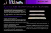 Aastra 400 Communication Servers - CDI Group€¦ ·  · 2016-11-14Aastra 400 Communication Servers Figures, data, facts The Aastra 400 product range includes communication servers,