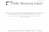 Bus iness Cycles in Emerging Markets: The Role of … · Bus iness Cycles in Emerging Markets: ... This paper examines how durable goods and financial frictions shape the business