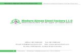 Modern Ajman Steel Factory LLCajmansteel.com/wp-content/uploads/2015/03/Catalog.pdf · powder coating companies in United Arab Emirates known for their ... Modern Ajman Steel Factory