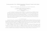 Communication Over MIMO Broadcast Channels Using … ·  · 2017-09-07To improve the performance of the channel inversion technique, a zero-forcing approximation of the dirty paper