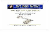 The Go Big Now Guide – 5 Steps to Make the Law of Attraction … ·  · 2012-10-17The Go Big Now Guide - 5 Steps to Make the Law of Attraction Key Work for ... making more money