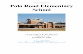 Polo Road Elementary School - Richland School … Road Elementary Polo Road Elementary School Dr. Cassandra S. Bosier, Principal 1250 Polo Road Columbia, SC 29223 Version 2017/2018