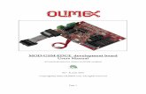 MOD-GSM-EDGE development board Users Manual - … connected to other Olimex board with UEXT connector is excellent choice for adding remote monitoring and control in remote ... −