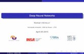 Deep Neural Networksrherault/pelican/resources/... · Deep Neural Networks ... Introduction to supervised learning Supervised learning: different tasks, different losses Regression