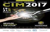 PROGRAMME 18 th CIM - 19 au 21 septembre 2017cim2017.com/files/pdf/CIM2017-Programme-GB-Web_2.pdf · PROGRAMME. 2 Pierre CLAUDEL ... EURAMET (Germany) Martine VAN NUFFELEN ... Innovations