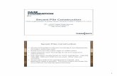 Secant Pile Construction - PolyMolding LLCpolymoldingllc.com/wp-content/uploads/2017/06/10-Risberg-PPT.pdf · 1 Secant Pile Construction OSIS Augmentation & Relief Sewer (OARS) Phase