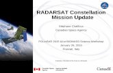 RADARSAT Constellation Mission Update - ESA SEOMseom.esa.int/polinsar-biomass2015/files/D1S2_Missions_3.pdf · 1 Proprietary Information to the Crown or a third party RADARSAT Constellation