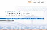 COGE5 User Manual - TelecomParts.ru Manual COGE5, COGE5-F co5ne_r2b, co5un_r2b Control, 10 Gb Ethernet switch, uplinks, sync XMC20
