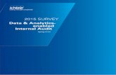 2015 SURVEY - KPMG US LLP | KPMG | US · focused on risk-based data gathering and a more efficient analysis of a larger population. ... 2015 SURVEY | Data & Analytics-enabled Internal
