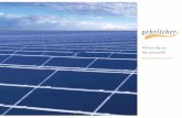 into your profit We turn the sun - Gehrlicher Solar · We turn the sun into your profit Top-quality photovoltaic power systems