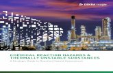 CHEMICAL REACTION HAZARDS & THERMALLY UNSTABLE SUBSTANCESdekra-insight.com/images/fact-sheets/chemicalguide_sce_us_2016.pdf · CHEMICAL REACTION HAZARDS & THERMALLY UNSTABLE SUBSTANCES.