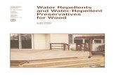 United States Agriculture Water Repellents and … Repellents and Water-Repellent Preservatives for Wood R. Sam Williams, Supervisory Research ChemistWilliam C. Feist, Supervisory