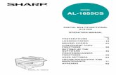 AL-1655CS Operation Manual - Sharp USAfiles.sharpusa.com/Downloads/ForBusiness/DocumentSystems/MFP... · SORT COPY ... The supply of spare parts for a repair of the appliance is guaranteed