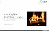 Attacking Next- Generation Firewalls - ZenK-Security that can be written ¬ Overlong value: Closing single quote won‘t be written ¬ Off-by-One in quoting allows simple command injection