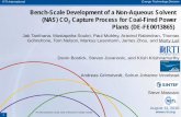 Bench-Scale Development of a Non -Aqueous Solvent … Library/Events/2016/c02 cap review/4... · RTI International is a trade name of Research Triangle Institute. RTI International