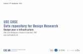 USE CASE Data repository for Design Research - EGI · USE CASE Data repository for Design Research ... of-the-art research in design thinking focused on the study of design practice