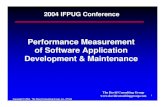 PPT - Performance Measurement of Software Application ... Proceedings/IFPUG-2004/IFPUG2004-11-dcg... · Performance Measurement of Software Application ... Strive for Continuous Improvement