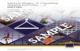 Safety in Slinging and Signalling (Rigging and Banksman ... · 2 SESSION LIBRARY Safety in Slinging and Signalling (Rigging and Banksman) LTG1702 Choose an experience level and then