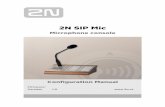 2N SIP Mic - Axis Communications · 2N® SIP Mic is an Ethernet SIP console designed for public sound distribution. 2N® SIP Mic can be connected to a SIP Proxy and communicate with