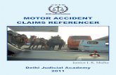 MOTOR ACCIDENT CLAIMS REFERENCER - … Materials Articles/MAC... · MOTOR ACCIDENT CLAIMS REFERENCER ... I-116, Street No. 35, Raja Puri Road, Uttam Nagar, New Delhi - 110059 ii.