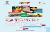 6CONFERENCE ON TECHNICAL TEXTILES - India … 2017 Brochure.pdfTechnical textiles are textile materials and ... Composites at ATIRA in Ahmedabad, ... n Manufacturers of Machinery