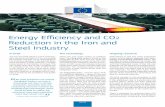Energy Efficiency and CO Reduction in the Iron and Steel ... · Energy Efficiency and CO2 Reduction in the Iron and Steel Industry SETIS In brief The iron and steel industry is one