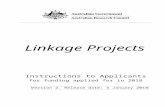 Linkage Projects Instructtions to Applicants Version 2 · Web view/enhanced capacity to build institutional/disciplinary collaborations/theory development/refined methods/improved