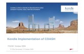 Kendle Implementation of CDASH - PhUSE · Kendle Implementation of CDASH ... BASICS Transparency ... – cross reference as necessary to the CDISC SDTM controlled terminology list