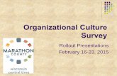 Rollout Presentations February 16-23, 2015 · DENISON CULTURE SURVEY . Why did we pick the Denison Survey? ... organizational culture & its impact on performance ...