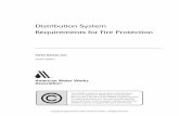 Distribution System Requirements for Fire Protection · Distribution System Requirements for Fire ... Impact on Distribution System Design, 1 Community Governance, 2 Fire Flow ...