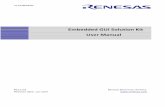 Embedded GUI Solution Kit User Manual - Renesas … · Embedded GUI Solution Kit. User Manual. ... This Renesas Embedded GUI Solution Kit is only intended for use in a ... represent