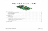 Pololu - Qik 2s9v1 User's Guide · 1. Overview The qik 2s9v1 is Pololu’s second-generation dual serial motor controller. The compact board allows any microcontroller orcomputerwithaserialport(externalRS-232levelconverterrequired)orUSB-to-serial